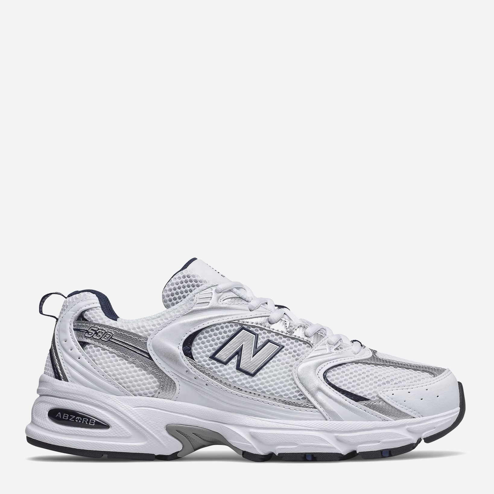 Акція на Жіночі кросівки New Balance Mr530 MR530SG 37.5 (5US) 23 см Білі з сріблястим від Rozetka