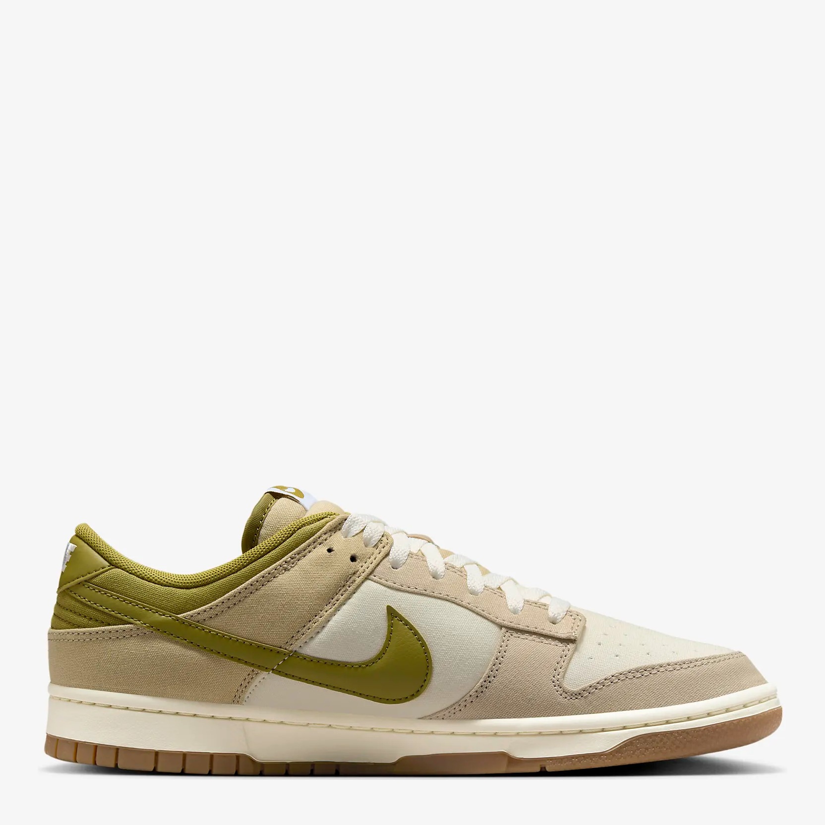 Акція на Чоловічі кеди низькі Nike Dunk Low HF4262-133 42.5 (9US) 27 см Бежеві/Оливкові від Rozetka