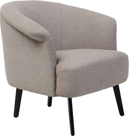 

Кресло Vetro Mebel Мишель Серое (Chair Mishelle)