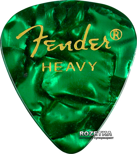 

Медиаторы Fender 351 Shape Premium Celluloid Green Moto Heavy 12 шт (098-0351-971)