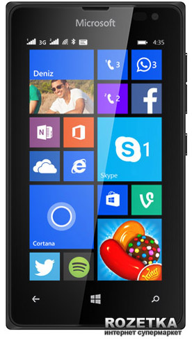 Мобильный Телефон Microsoft Lumia 435 (Nokia) Dual Sim Black.