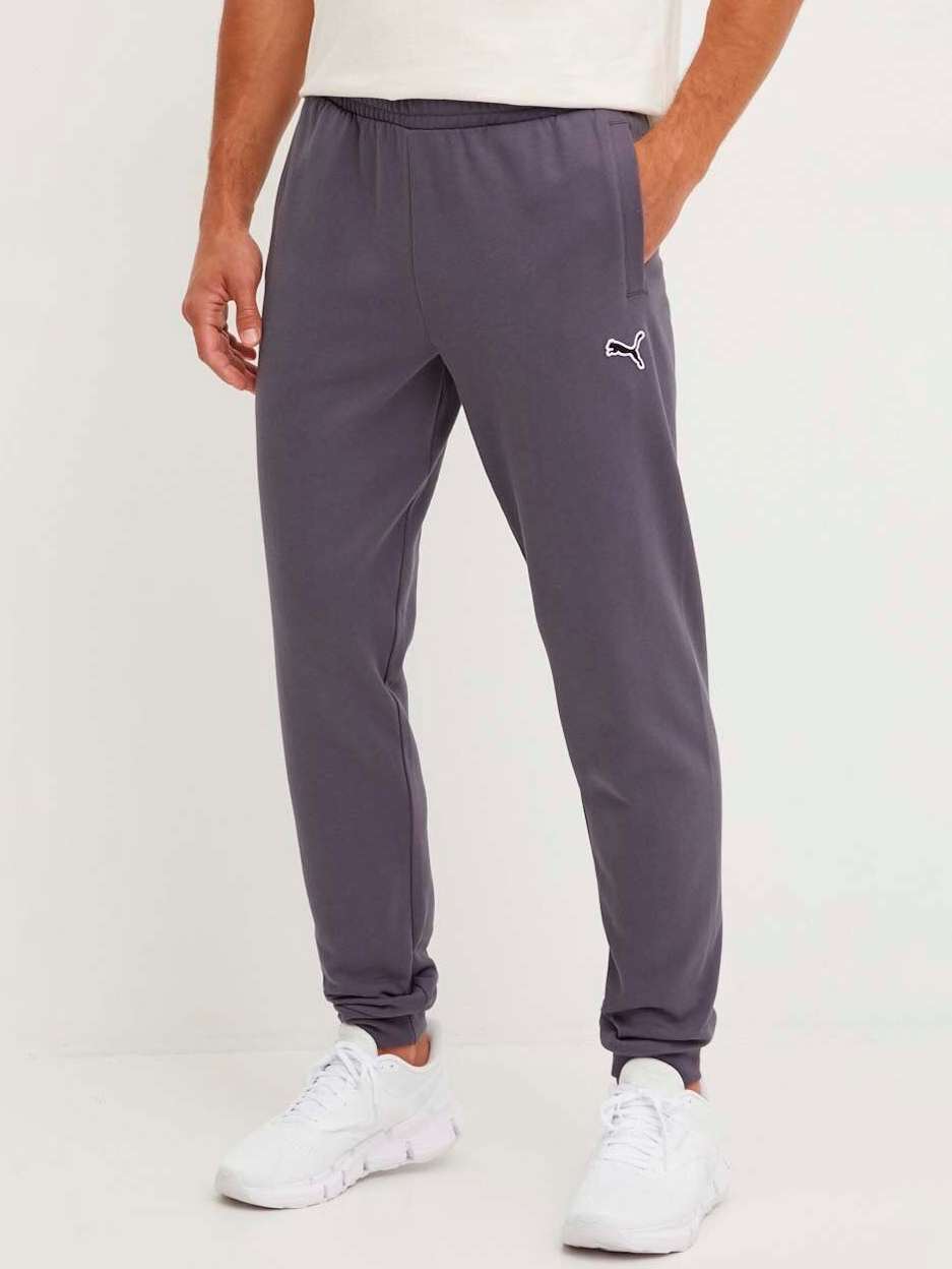 Акція на Спортивні штани утеплені чоловічі Puma Better Essentials Sweatpants Fl Cl 676816-69 L Сірі від Rozetka