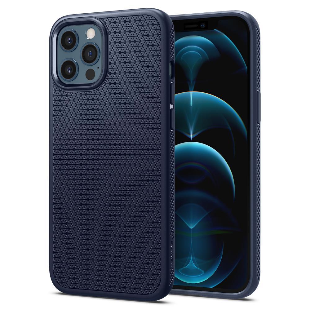 

Чехол Spigen Liquid Air для iPhone 12 Pro Max Navy Blue