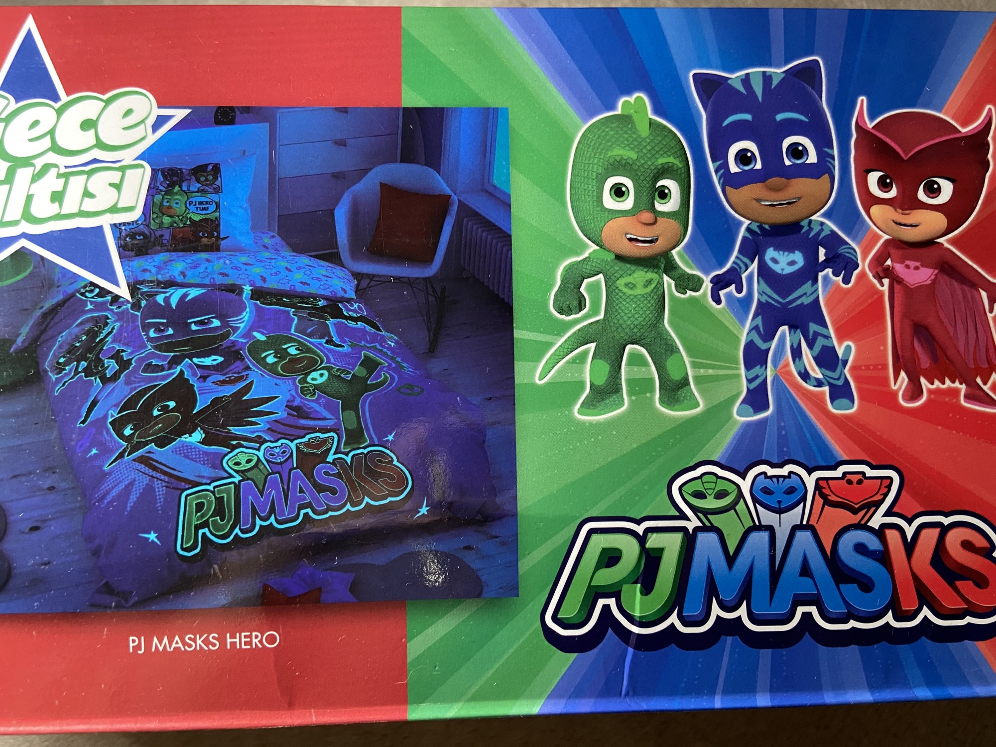 

Подростковое постельное белье TAC PJMASKS 1,5-спальное подростковое