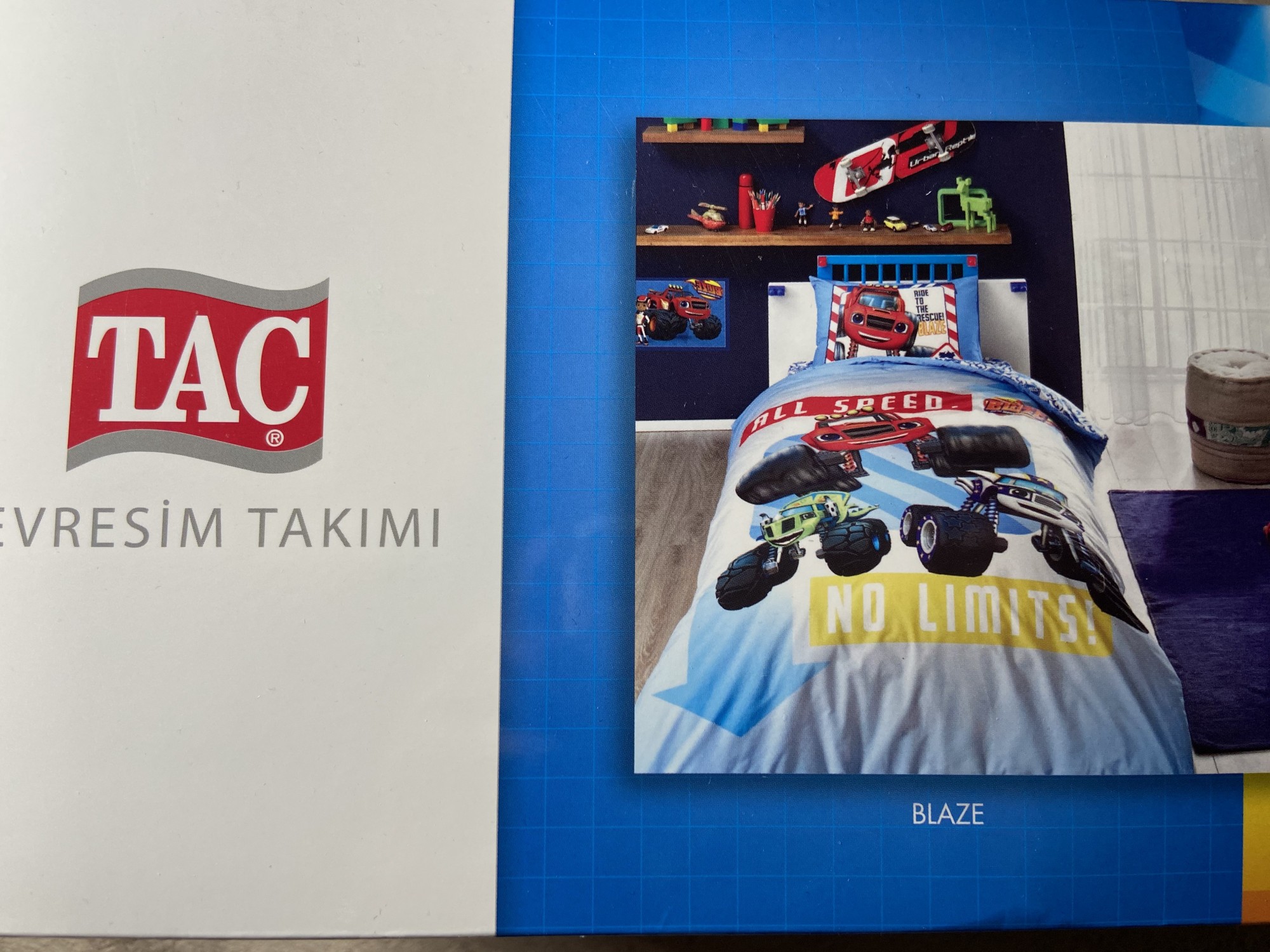 

Подростковое постельное белье TAC BLAZE 1,5-спальное подростковое