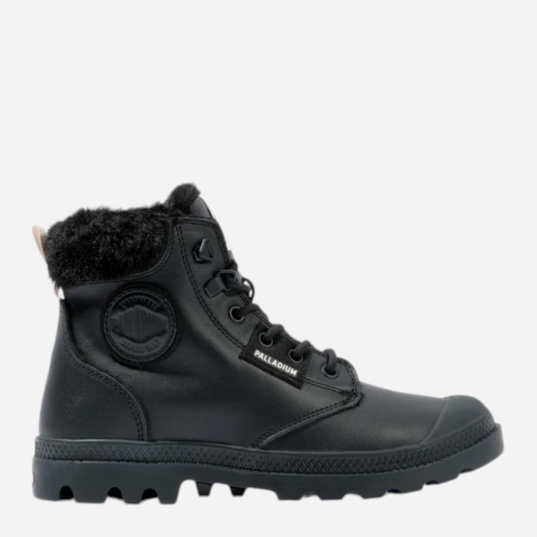 Акція на Жіночі зимові черевики високі Palladium Pampa Hi Snow Warm 94380-008-M 39 (5.5UK) 24.5 см Чорні від Rozetka