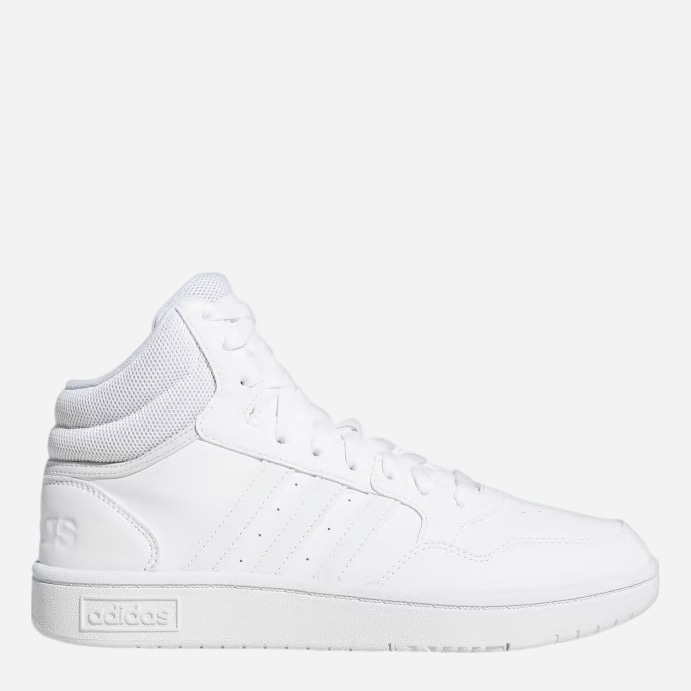 Акція на Жіночі черевики Adidas Hoops 3.0 Mid W GW5457 38 (5UK) 23.5 см Білі від Rozetka