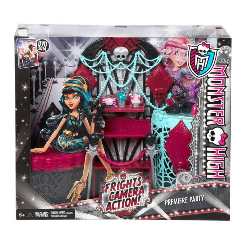 

Кукольный игровой набор Монстер Хай Премьера Страх Камера Мотор! MH Frights,Camera,Action! Premiere Party Playset