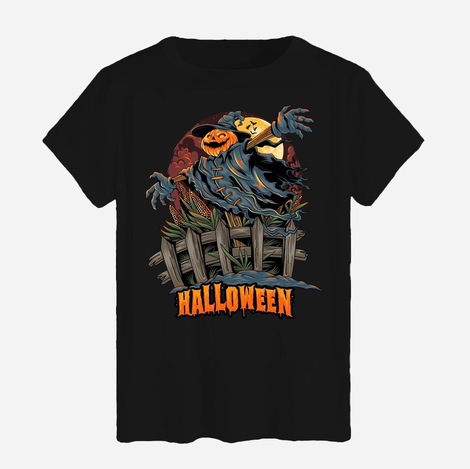 Акція на Футболка бавовняна довга чоловіча Likey Halloween M150-2318 XL Чорна від Rozetka