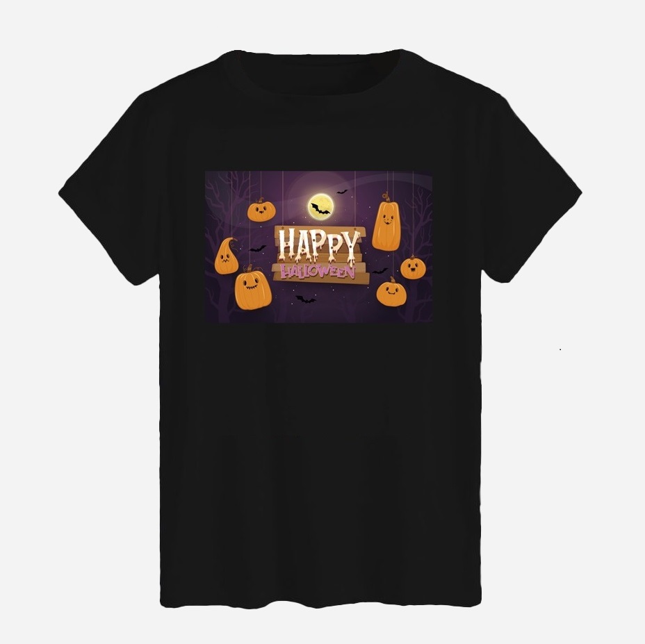 Акція на Футболка бавовняна довга чоловіча Likey Happy Halloween M150-2319 XS Чорна від Rozetka