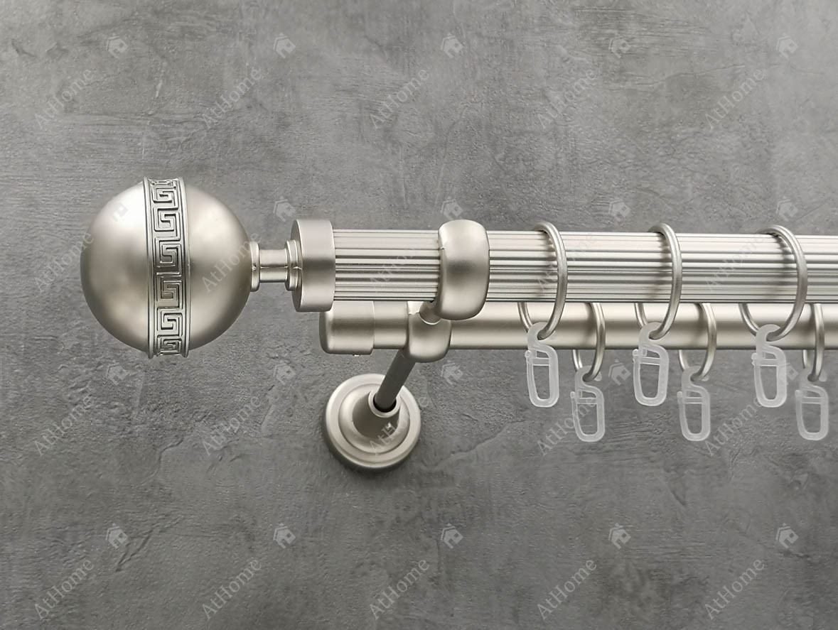 

Карниз Quadrum Таврика 400 см двойной Сатин 25/19 мм рифленая (кольца с крючками)