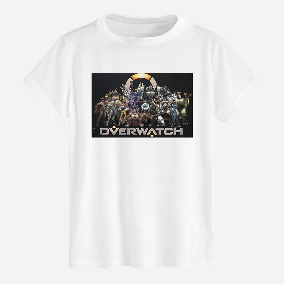 Акція на Футболка бавовняна довга чоловіча Likey Overwatch M150-1649 3XL Біла від Rozetka