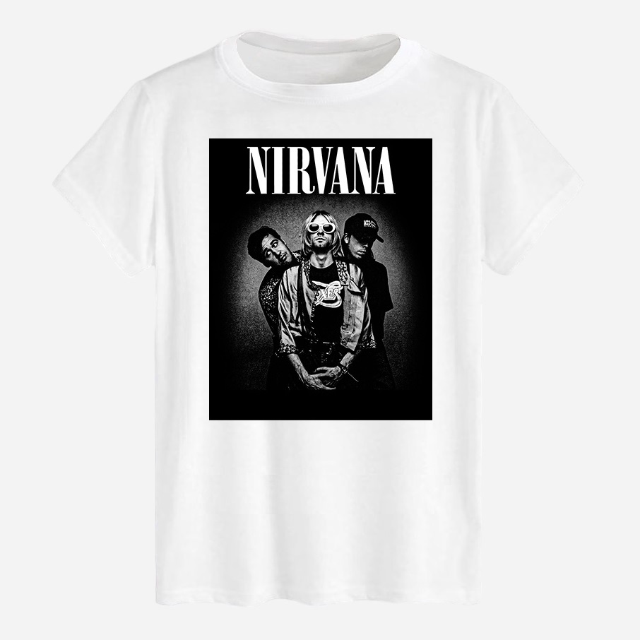 Акція на Футболка бавовняна довга чоловіча Likey Nirvana M150-0416 M Біла від Rozetka