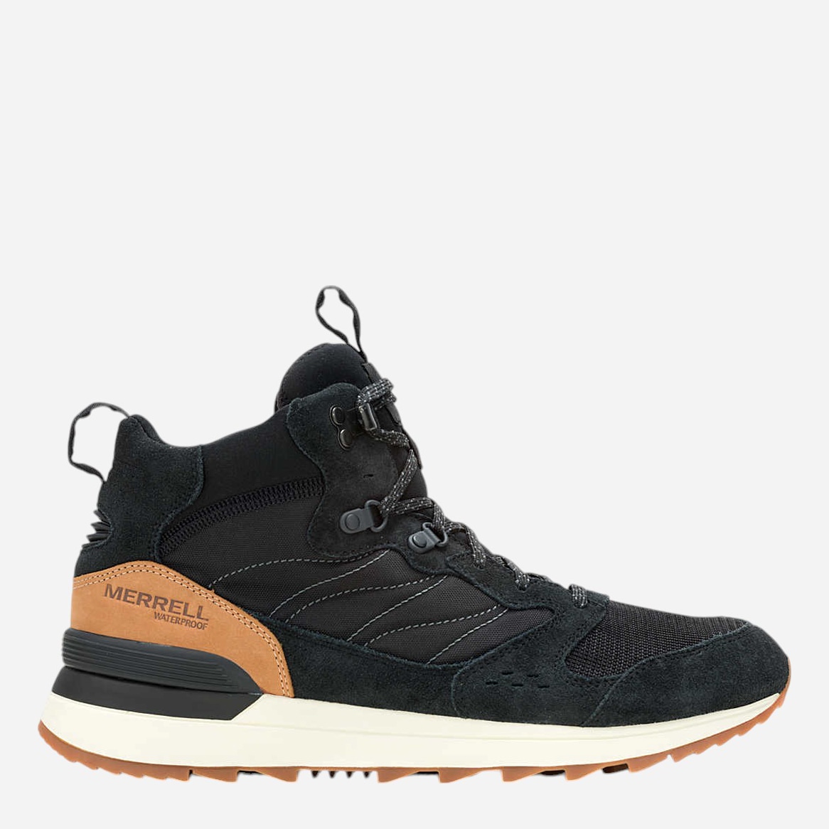 Акція на Чоловічі черевики для туризму з мембраною Merrell Alpine 83 Snkr Recraft Mid Wp J006719 40 (7US/6.5UK) 25 см Чорні від Rozetka