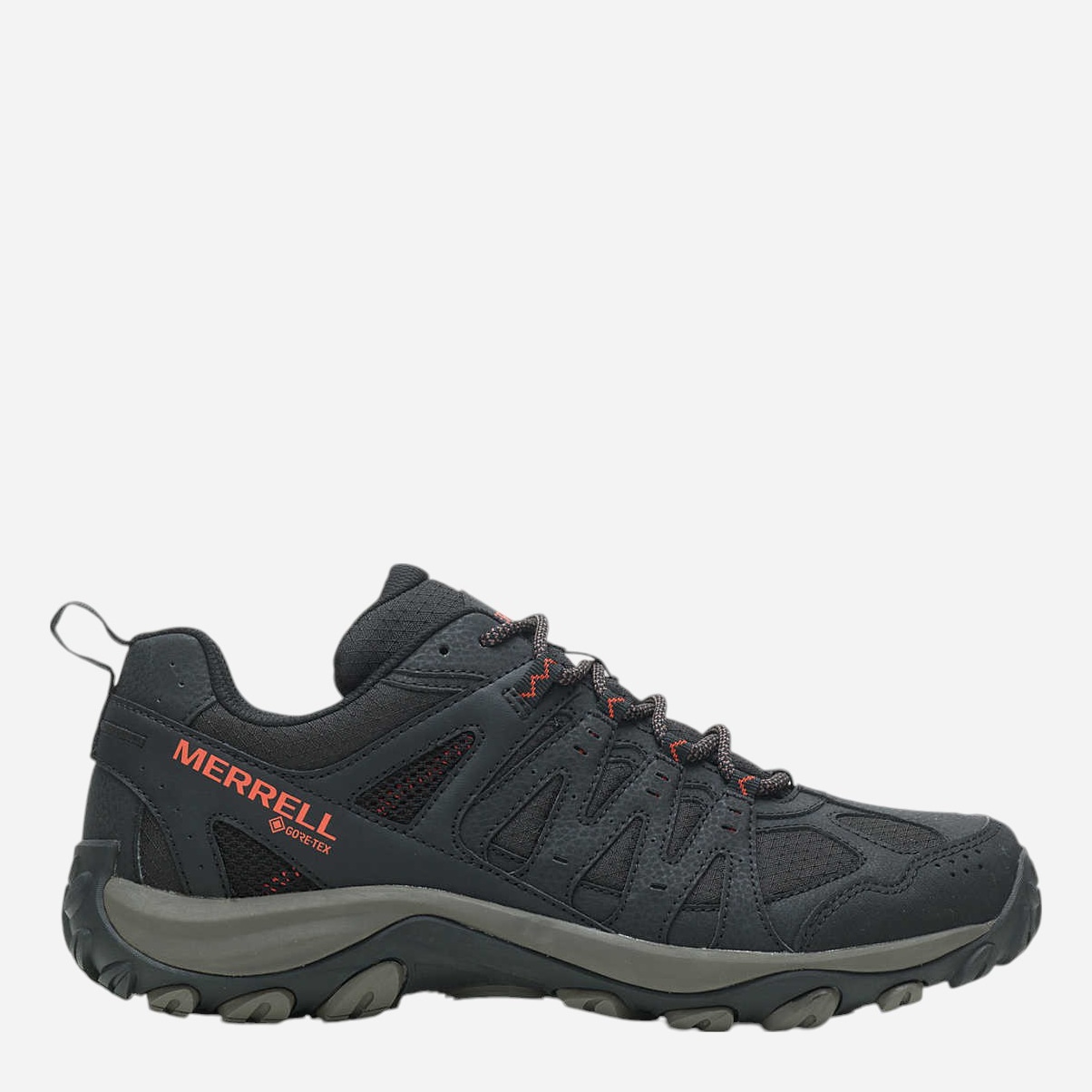 Акція на Чоловічі кросівки для трекінгу з Gore-Tex Merrell Accentor 3 Sport Gtx J036741 43 (9US/8.5UK) 27 см Чорний/Помаранчевий від Rozetka