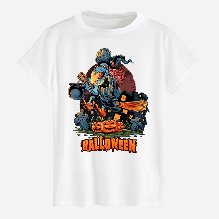 Акція на Футболка бавовняна довга чоловіча Likey Halloween M150-2307 M Біла від Rozetka