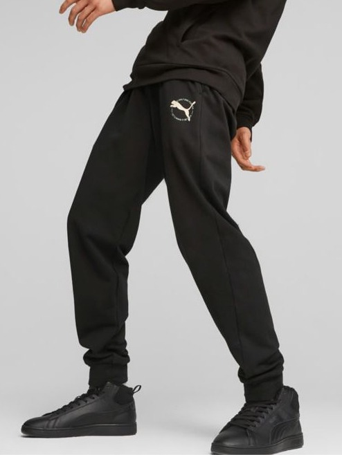 Акція на Спортивні штани утеплені чоловічі Puma Better Sportswear Sweatpants TR CL 67606501 XL Black від Rozetka