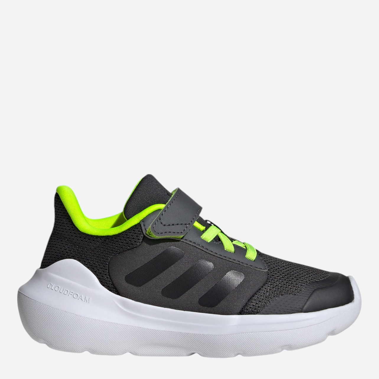 Акція на Дитячі кросівки для хлопчика Adidas Tensaur Run 3.0 El C IE5987 28 Сірі від Rozetka