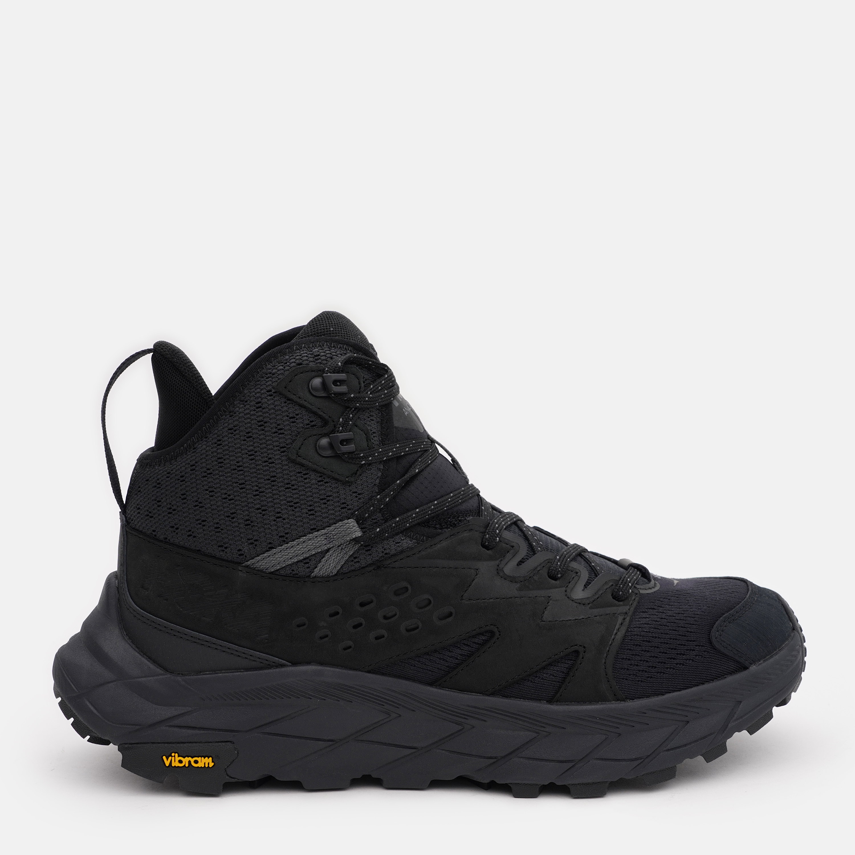 Акція на Чоловічі черевики для трекінгу HOKA ONE ONE Anacapa Breeze Mid 1134505-BBLC 42 (8.5US) 26.5 см Чорні від Rozetka