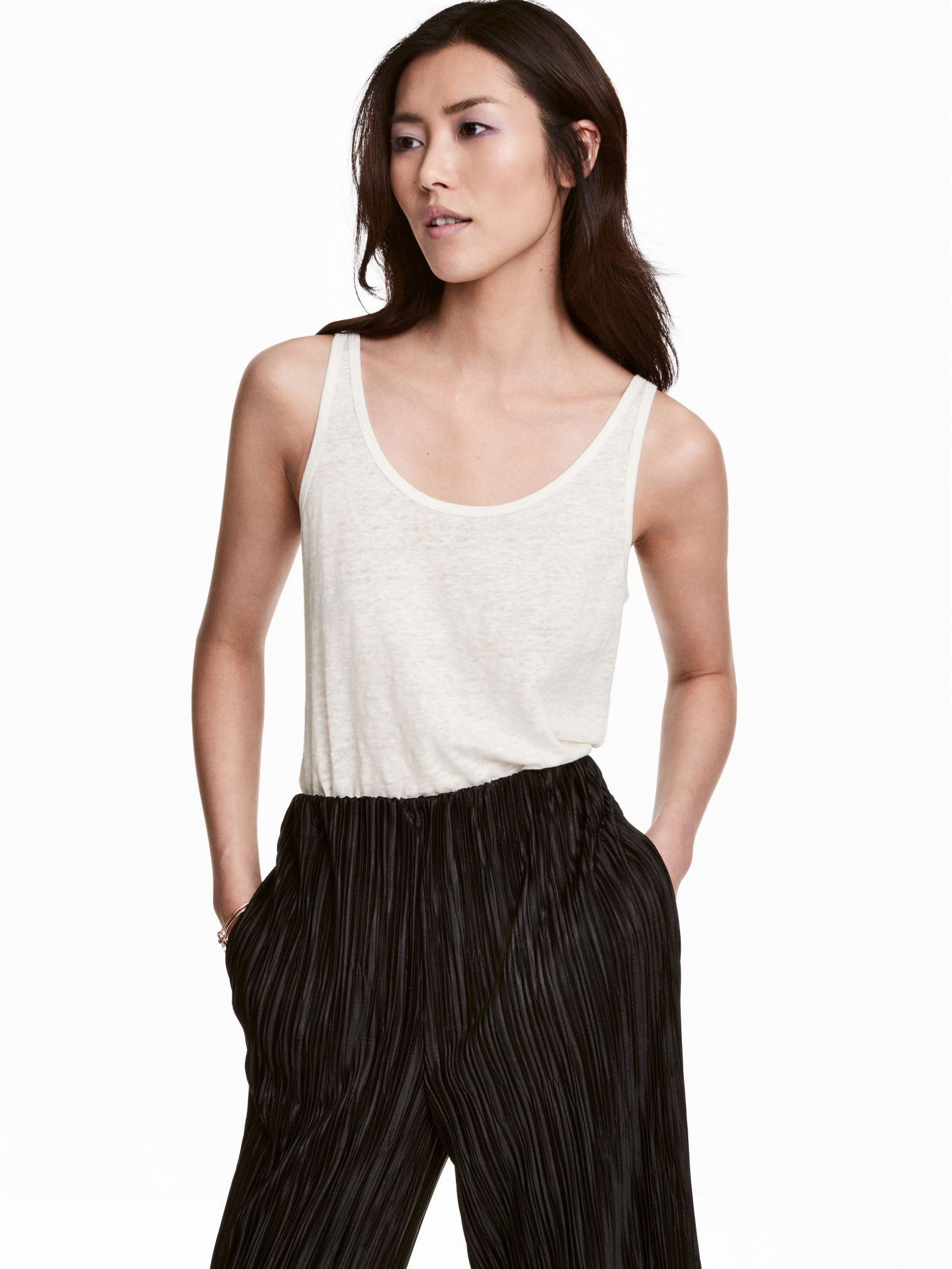 

Топ H&M 0460182 L Белый