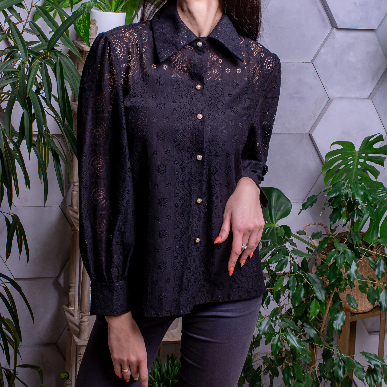 

Блуза Anni S/M Черная (826)