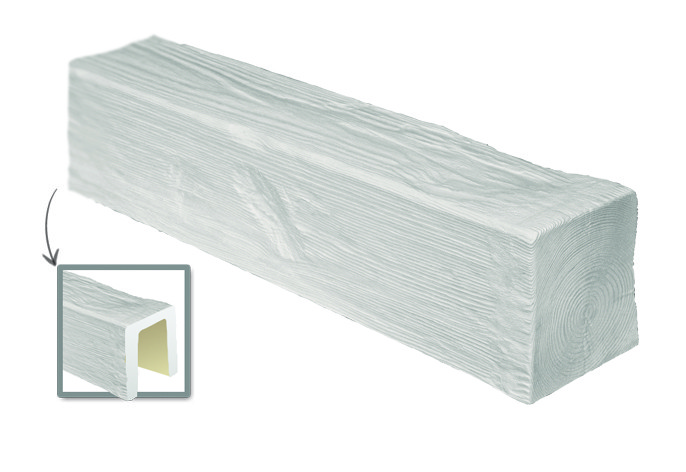 

Балка декоративная из полиуретана «Модерн» Decowood ED 106 (3м) classic белая 12х12