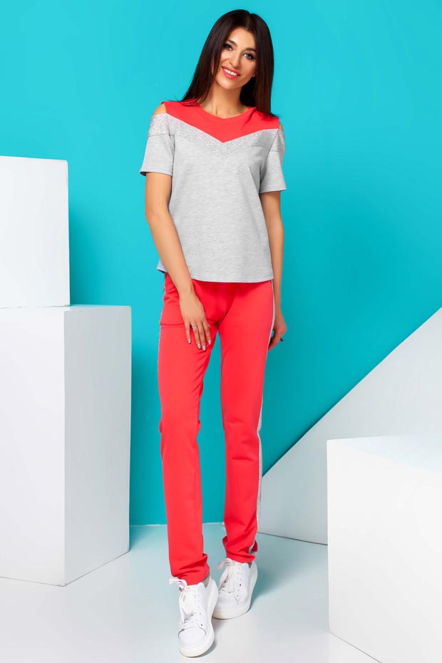 

Костюм JADONE FASHION Корсика коралловый S (Костюм Корсика коралловый)