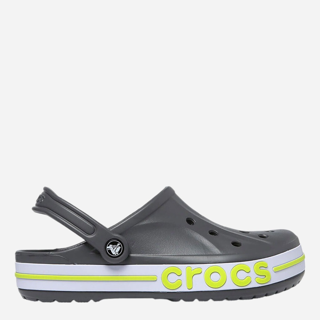 Акція на Жіночі крокси Crocs Bayaband Clog 205089-0GX 39-40 (M7/W9) 25 см Темно-сірі від Rozetka