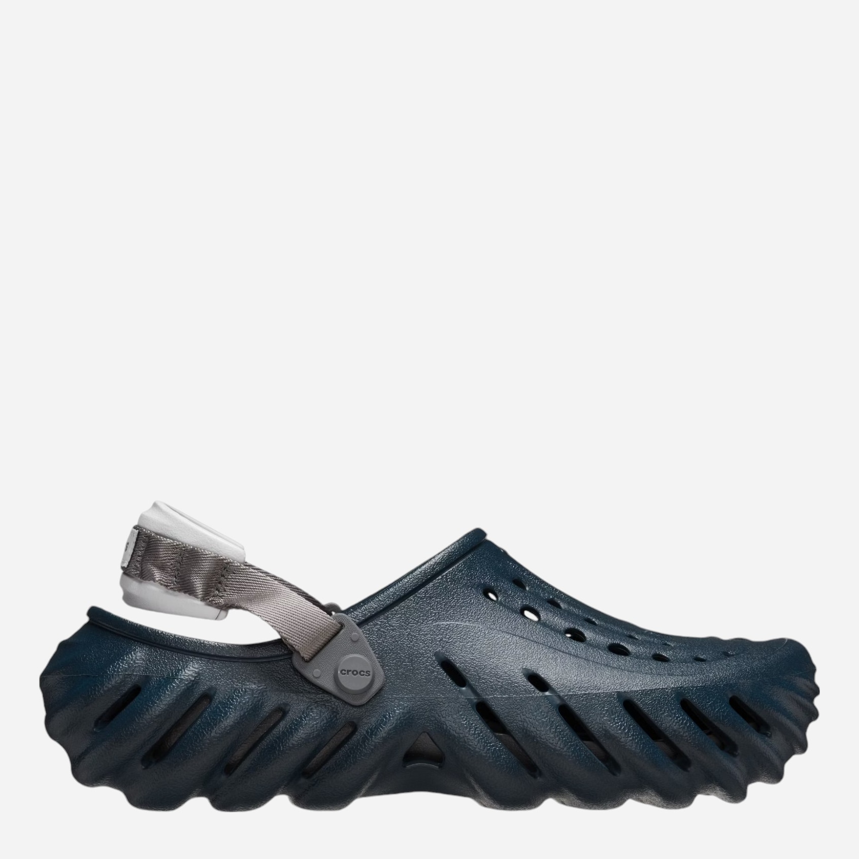 Акція на Жіночі крокси Crocs Echo Clog 207937-48I 38-39 (M6/W8) 24 см Темно-сині від Rozetka