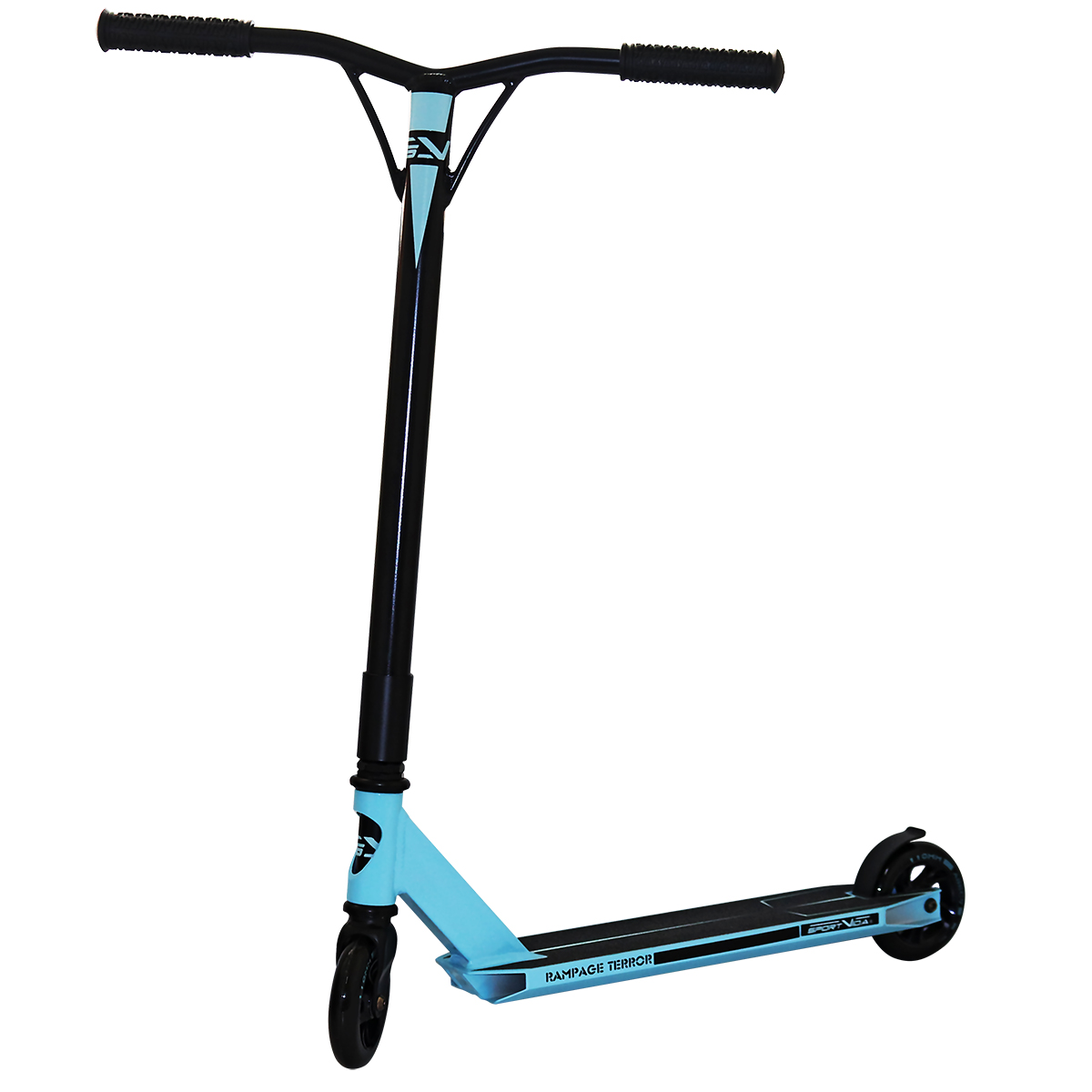 

Трюковой самокат SportVida 83х55 см (fit0006501) Черно-голубой