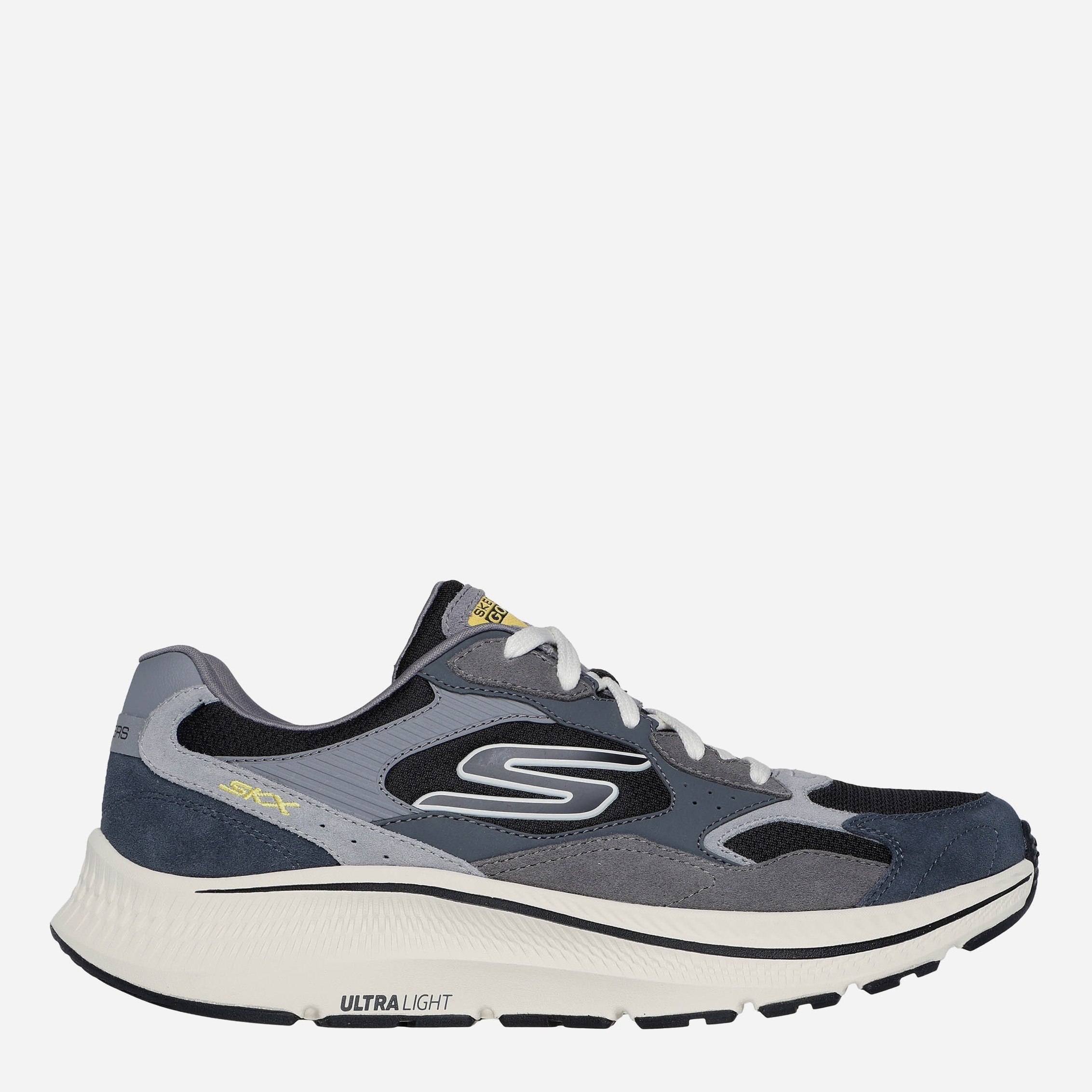 Акція на Чоловічі кросівки для бігу Skechers 220872 CCBK 46 (12US) 30 см Сірі від Rozetka