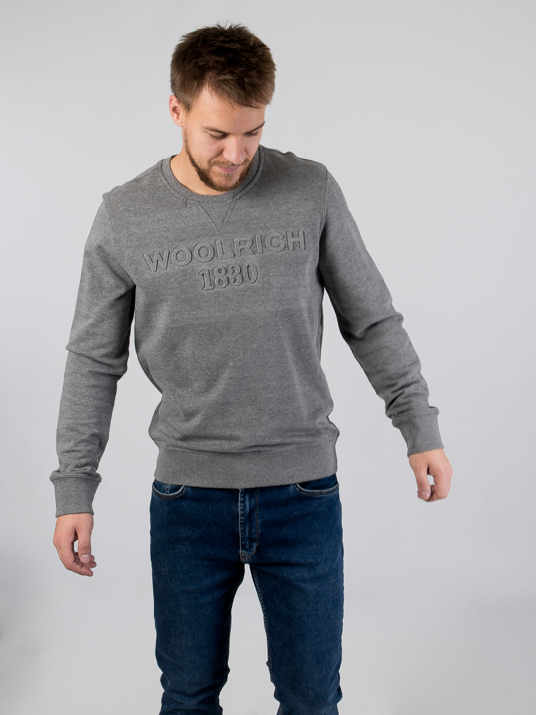 

Свитшот Woolrich N03101-47 L Серый