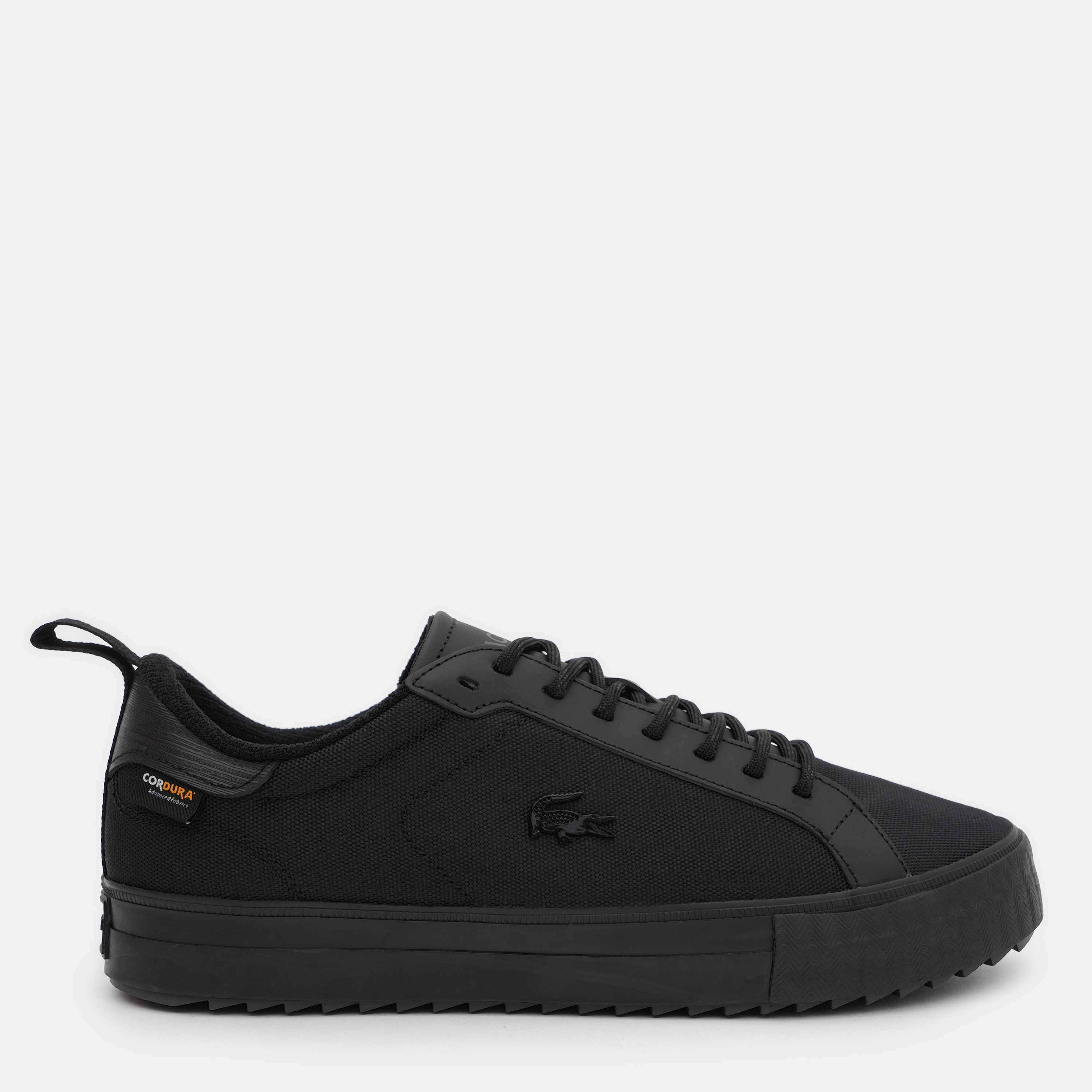 Акція на Чоловічі кеди низькі Lacoste Powercourt 748SMA0003-02H 41 (T7.5) 25.4 см Blk/Blk від Rozetka