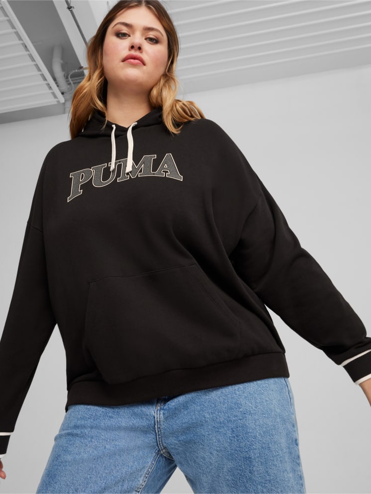 Акція на Худі жіноче Puma SQUAD Hoodie TR 67789901 XS Чорне від Rozetka