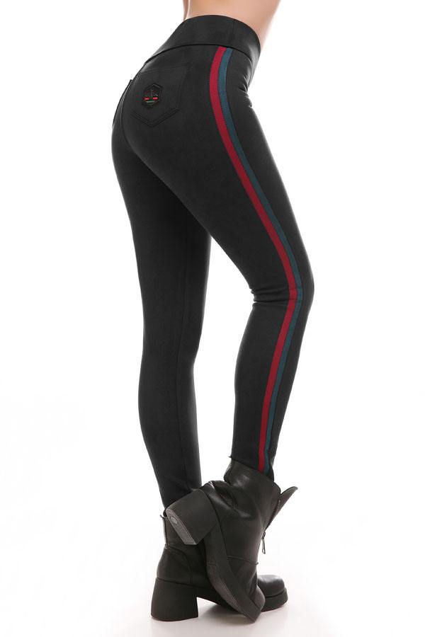 

Лосины ARTSTYLE LEGGINGS TWO STRIPS LSN-272A (черные) 46 (LSN-272A)