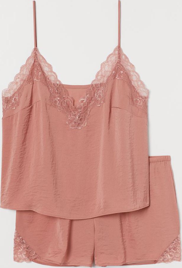 

Пижама (майка + шорты) H&M 0823306-1 4XL Пудровая