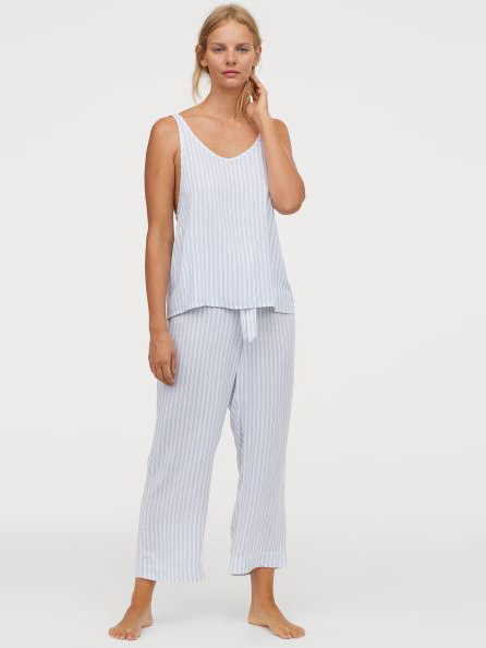 

Майка пижамная H&M 0783350-0  Белая, Майка пижамная H&M 0783350-0 XS Белая
