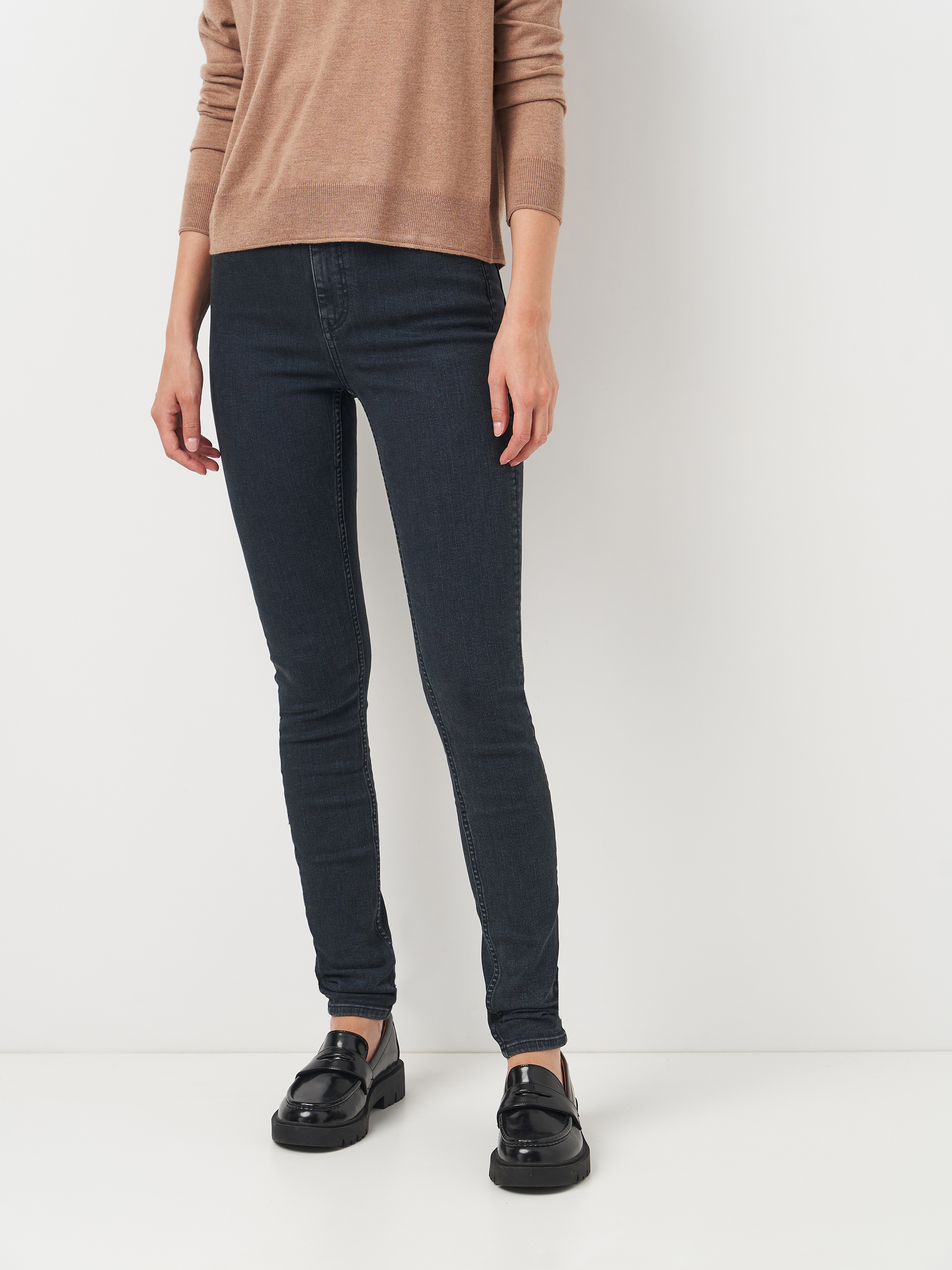 Акція на Джинси Skinny жіночі H&M 0-2328 W28L32 Темно-сині від Rozetka