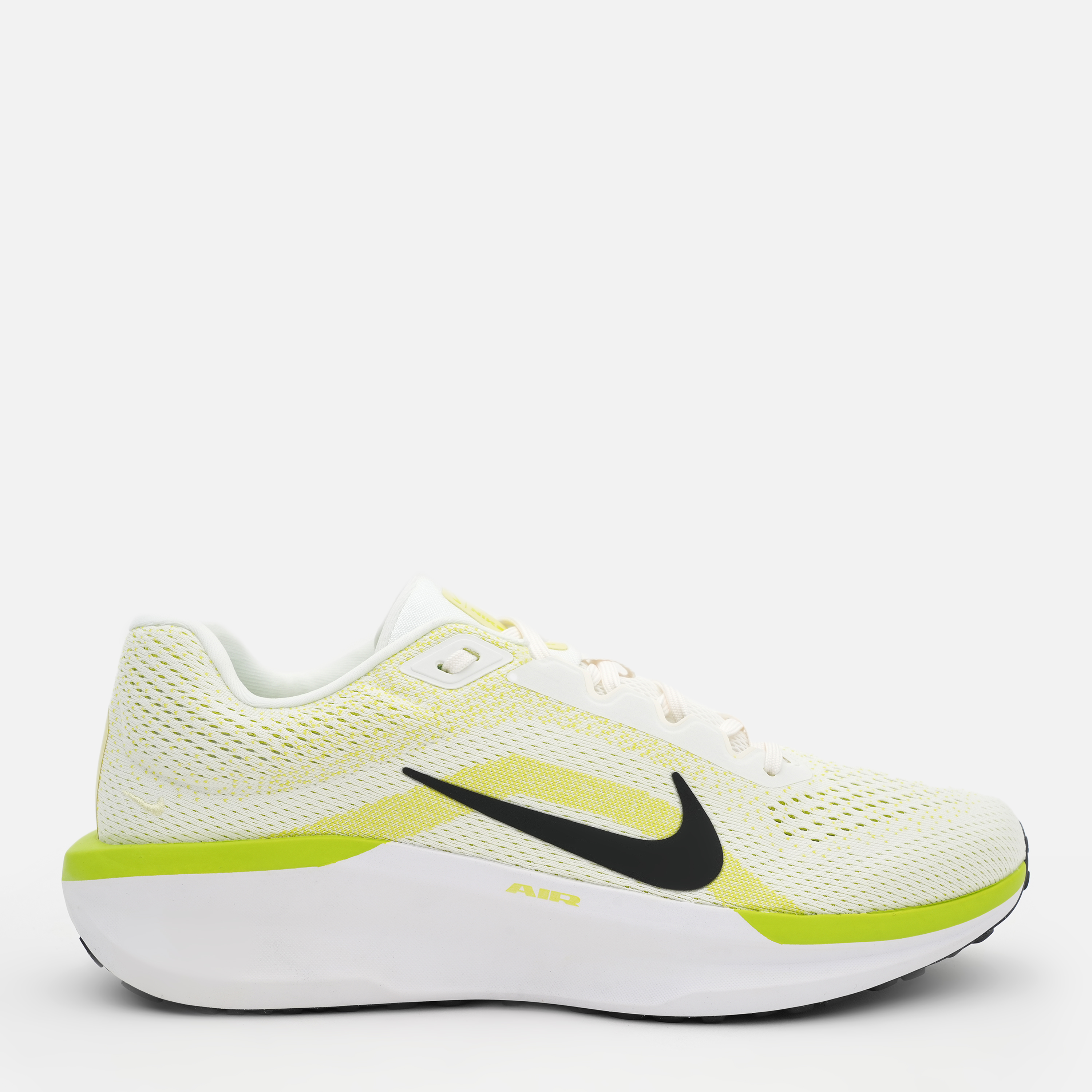 Акція на Чоловічі кросівки для бігу Nike Air Winflo 11 FJ9509-101 42 (8.5US) 26.5 см Білий/Жовтий від Rozetka