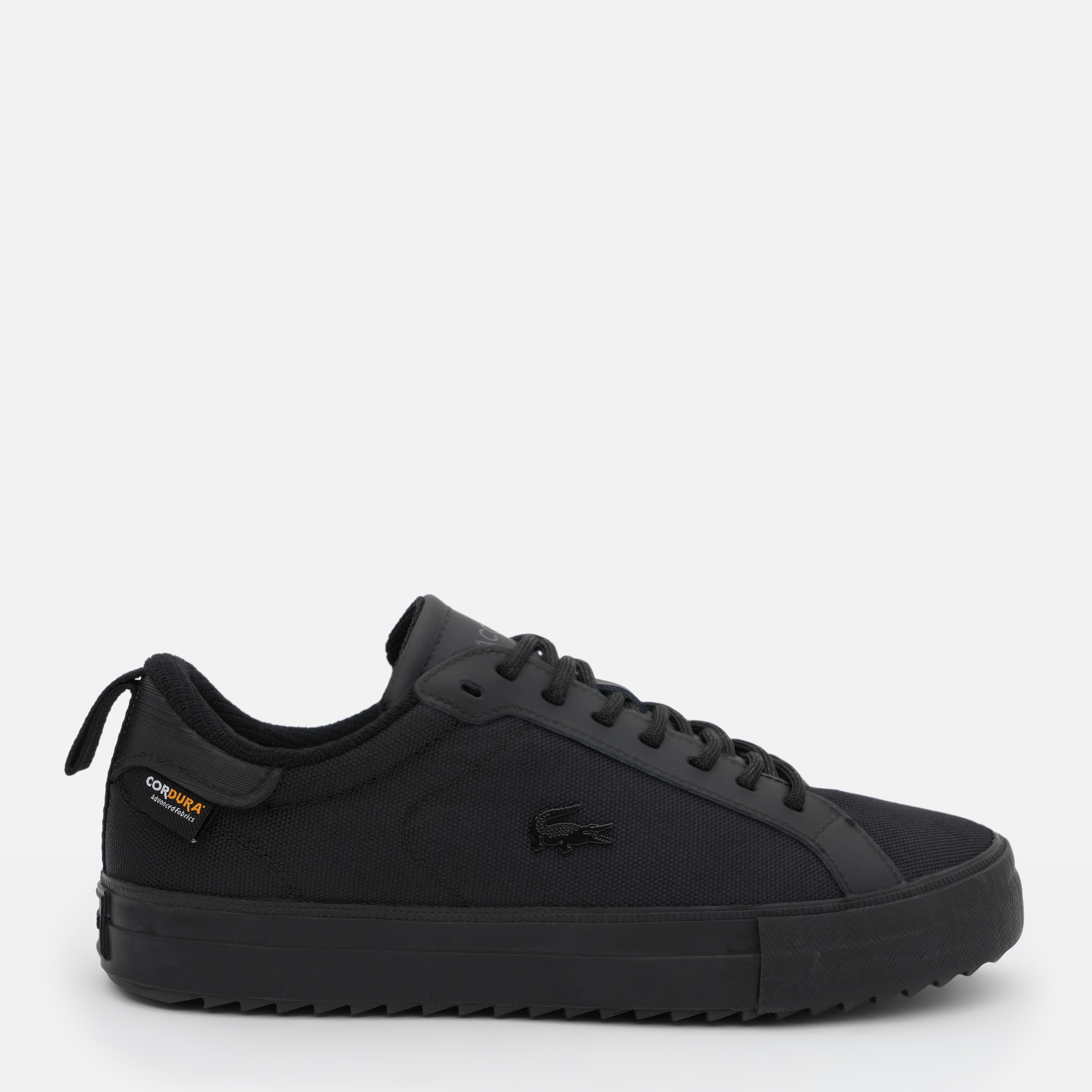 Акція на Жіночі кеди низькі Lacoste Powercourt 748SFA0005-02H 39 (T5.5) 25.2 см Blk/Blk від Rozetka