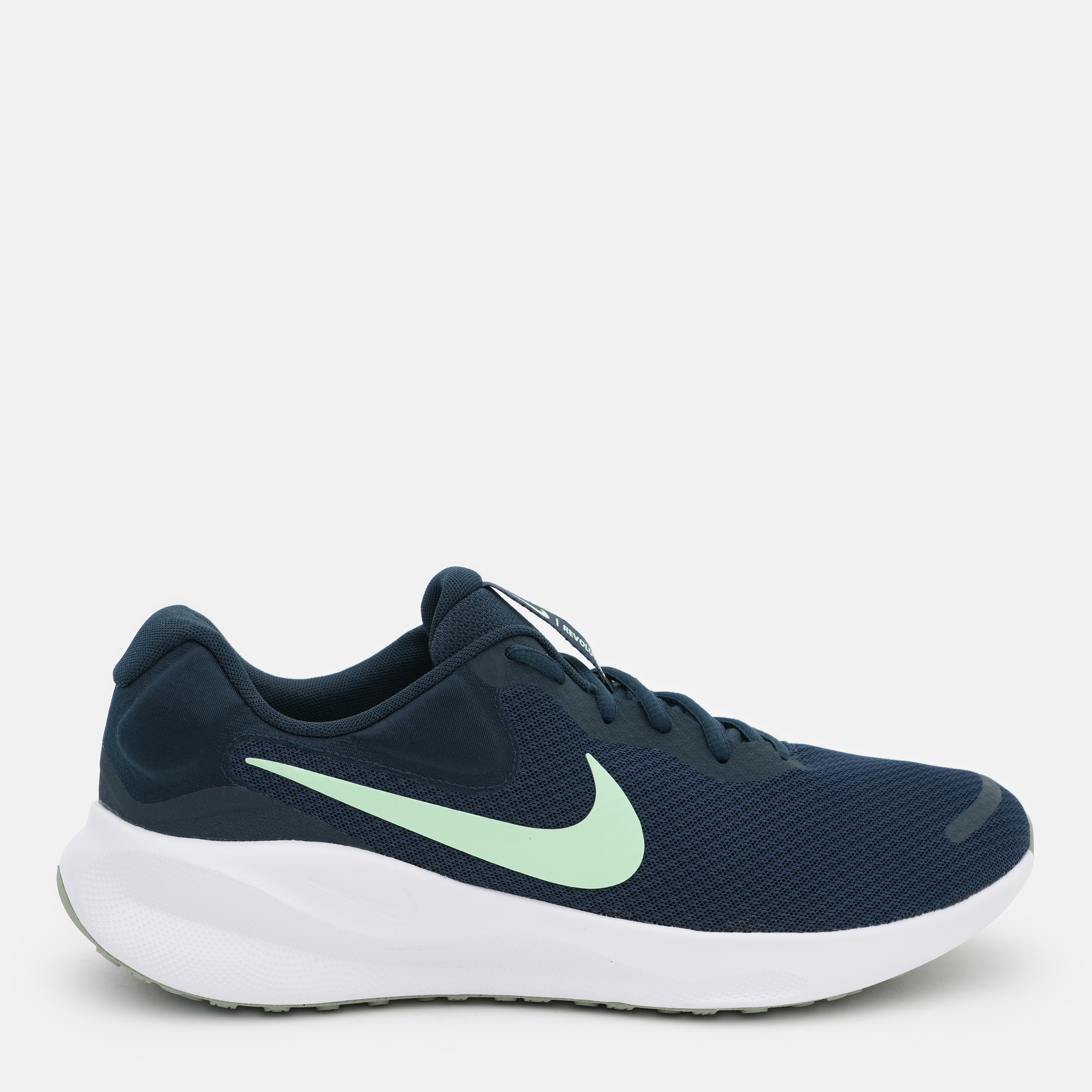 Акція на Чоловічі кросівки для бігу Nike Revolution 7 FB2207-401 44 (10US) 28 см Темно-сині від Rozetka