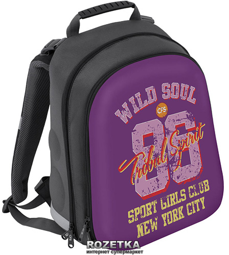 

Ранец школьный каркасный Cool For School Wild Soul 730 15" (85459)