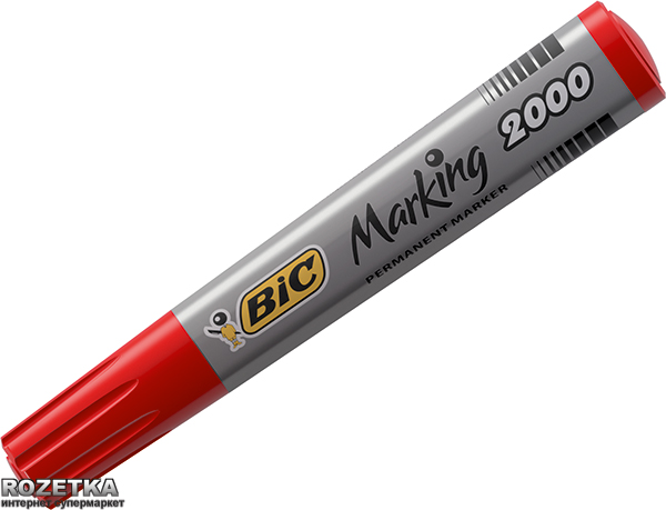 

Набор маркеров перманентных 12 шт BIC 2000 ECO 1.7 мм Красный (3086122000033)
