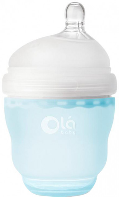 

Детская силиконовая антиколиковая бутылочка Olababy GentleBottle Sky Голубой 120 мл (80440)