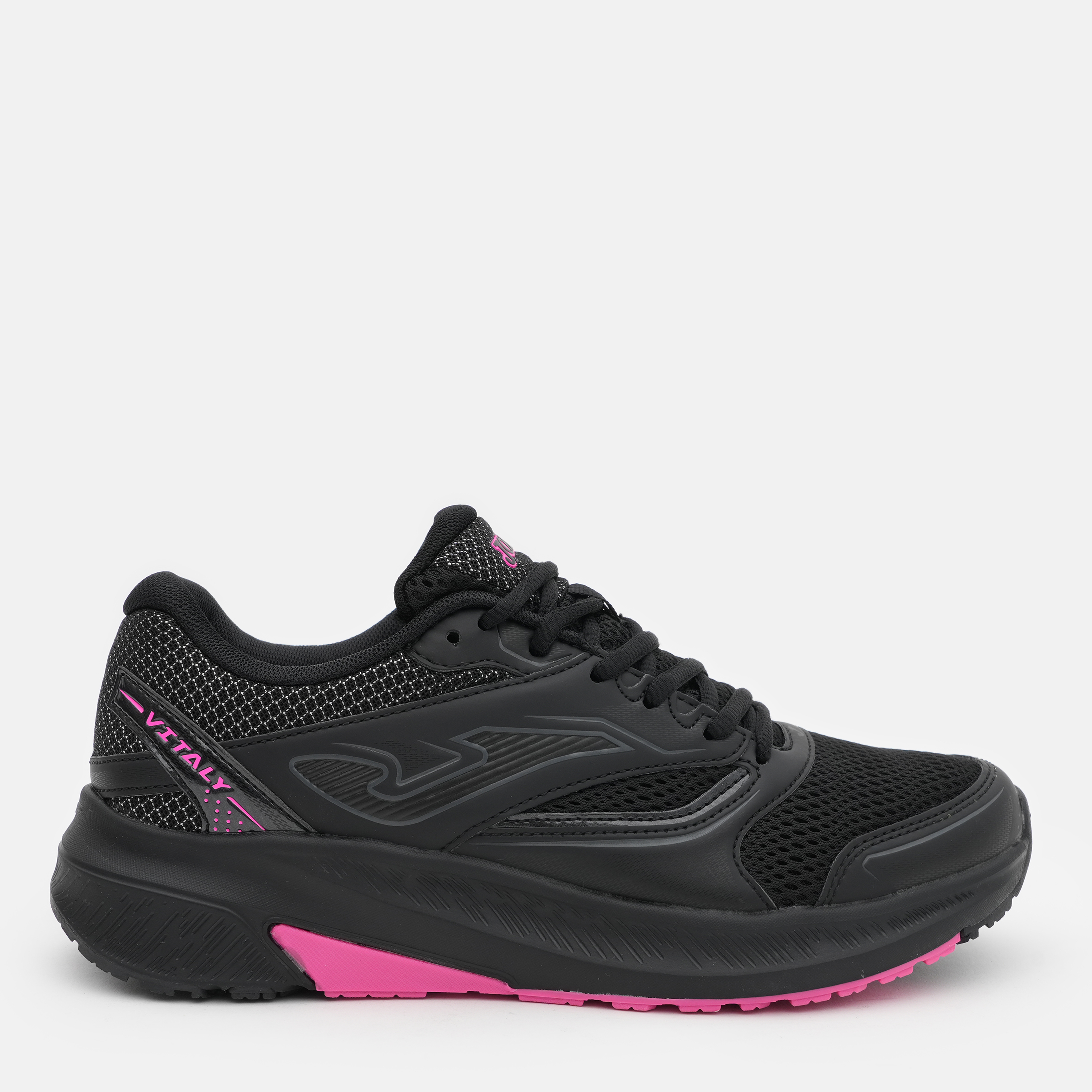 Акція на Жіночі кросівки для бігу Joma Vitaly Lady 2401 RVITLW2401 39 (6.5US) 25 см Чорно-рожеві від Rozetka