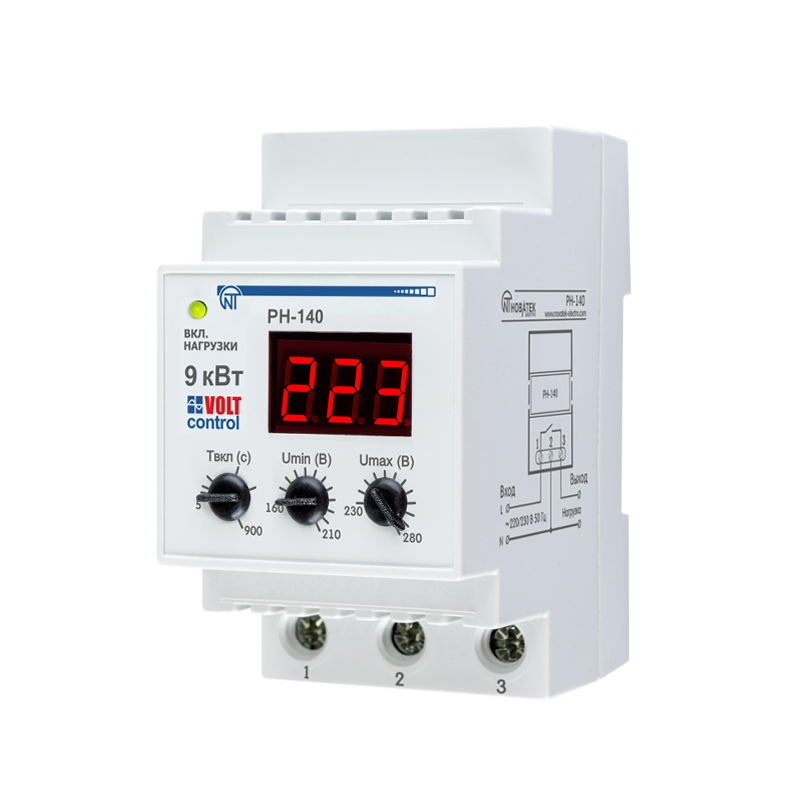 

Реле напряжения VOLT CONTROL РН-140