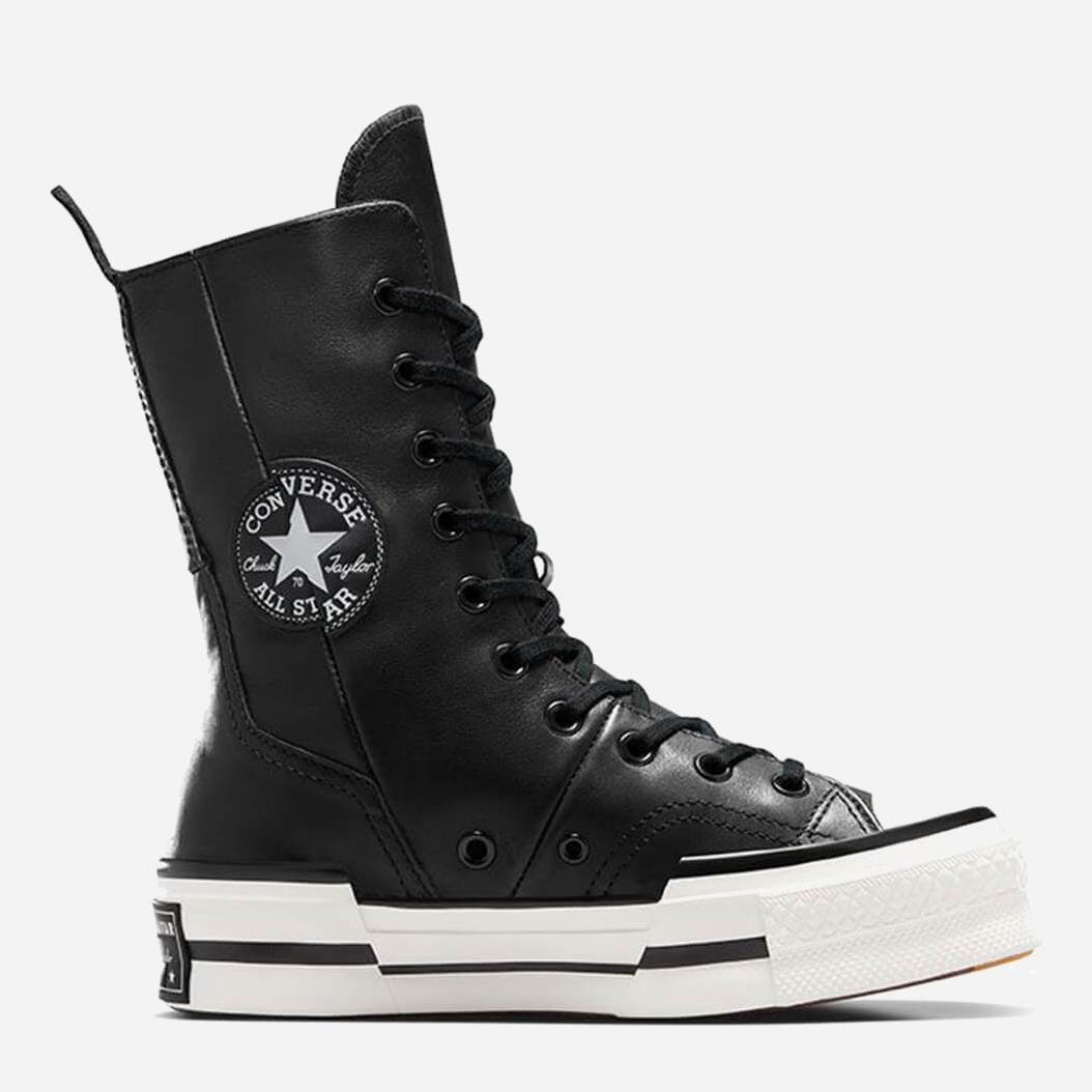 Акція на Жіночі кеди високі Converse Chuck 70 Plus X-Hi A08340C-001 40 (7UK/7USA) 24 см Чорні від Rozetka