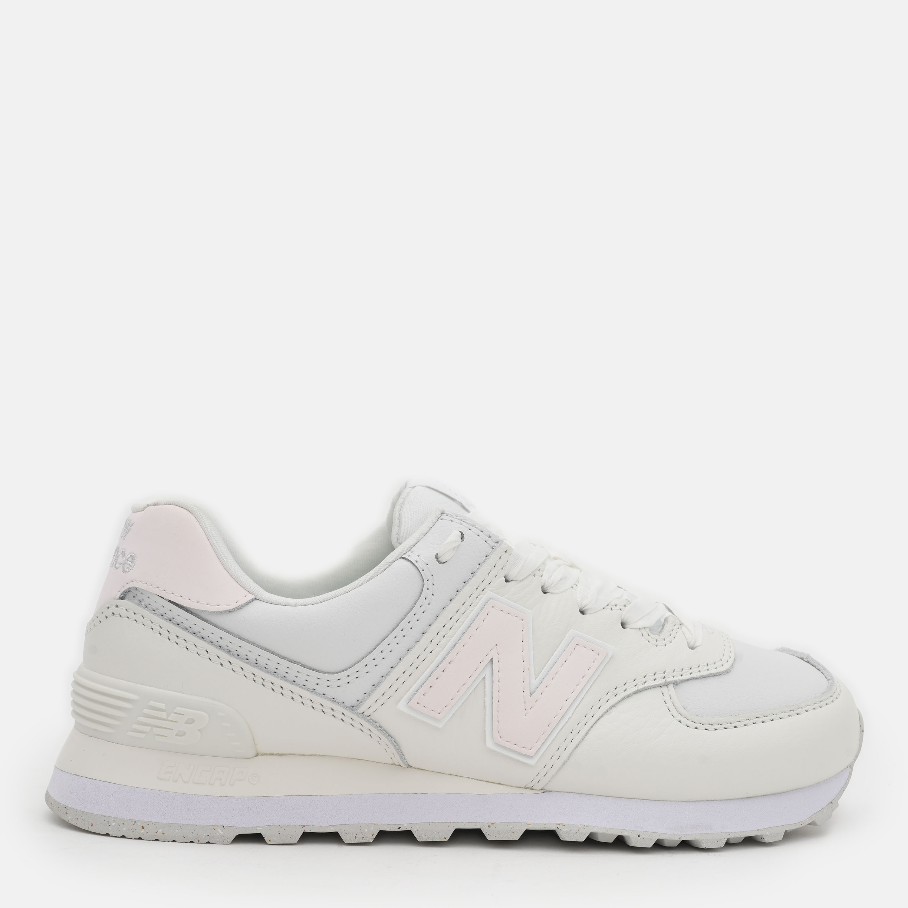 Акція на Жіночі кросівки New Balance 574 WL574FJ2 37.5 (7US) 24 см Біло-рожеві від Rozetka