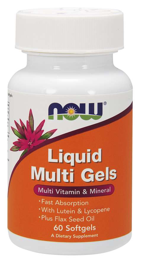 

Витамины NOW Liquid Multi Gels Softgels 60 кап (4384303064)