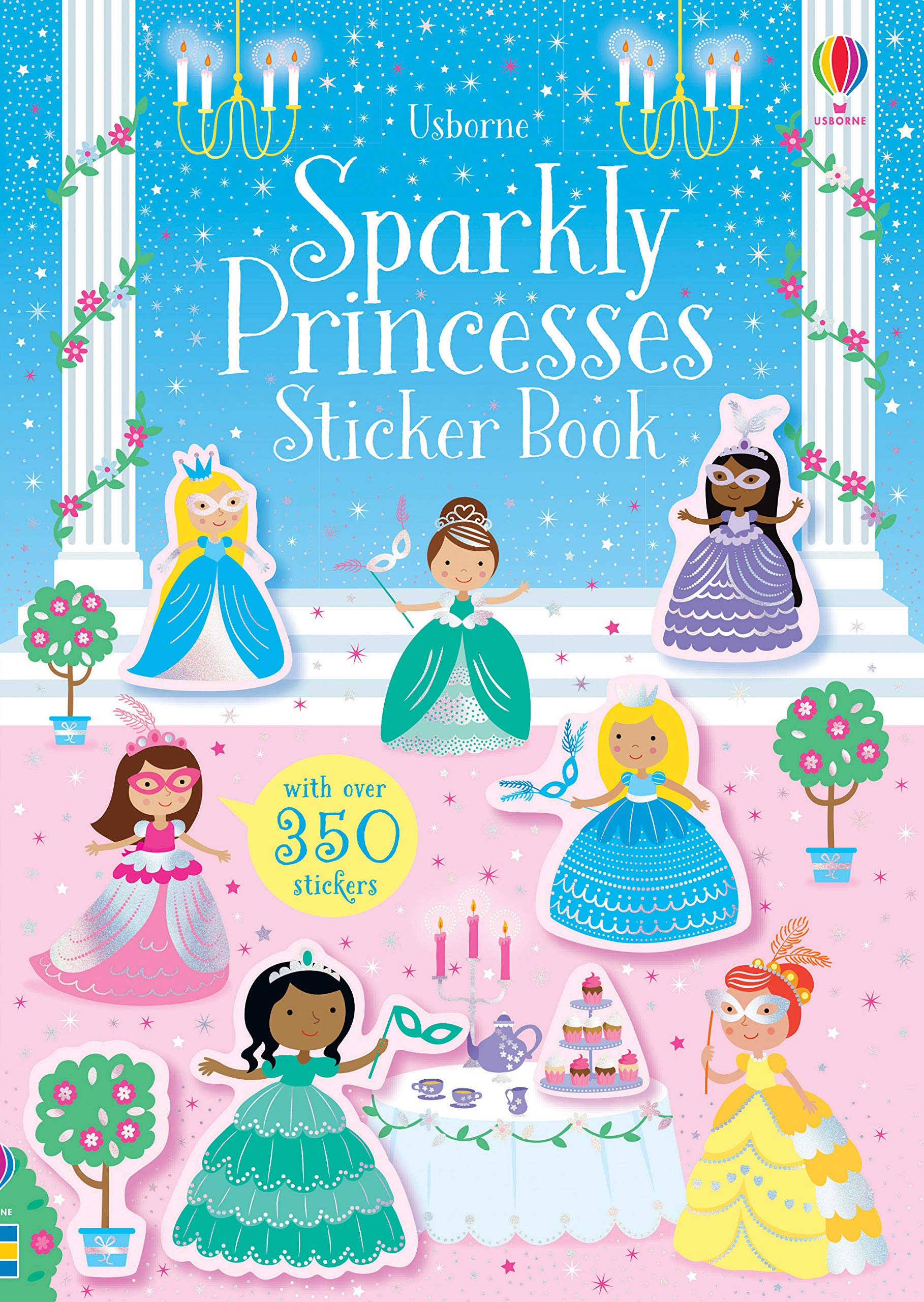 

Книга з наліпками Sparkly Princesses Sticker Book - Kirsteen Robson - 9781474971331